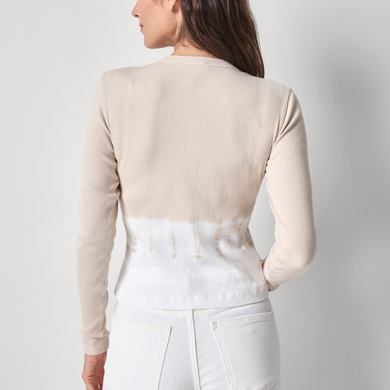 Bamboo Dye V-Neck Cardigan Womens Top Bamboo Dye A2