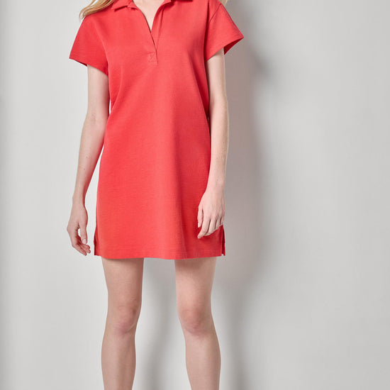 Textured Terry Tunic Dress Womens Dress Zinnia A3