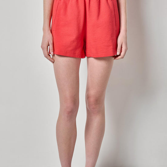 Textured Terry Front Seam Short Womens Short Zinnia A1