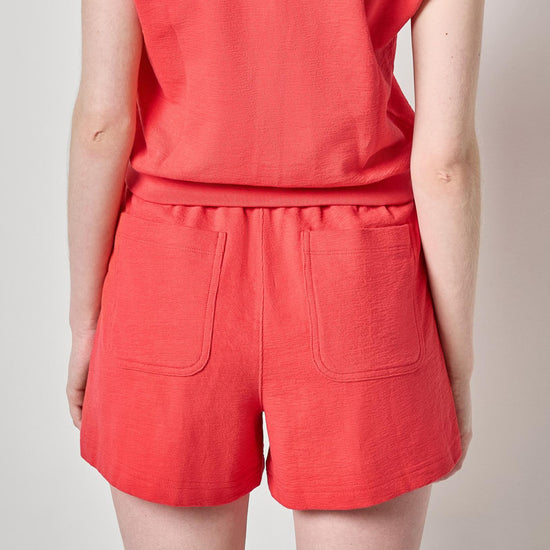 Textured Terry Front Seam Short Womens Short Zinnia A2