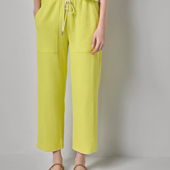 Textured Terry Pant Womens Pant Limeade A1