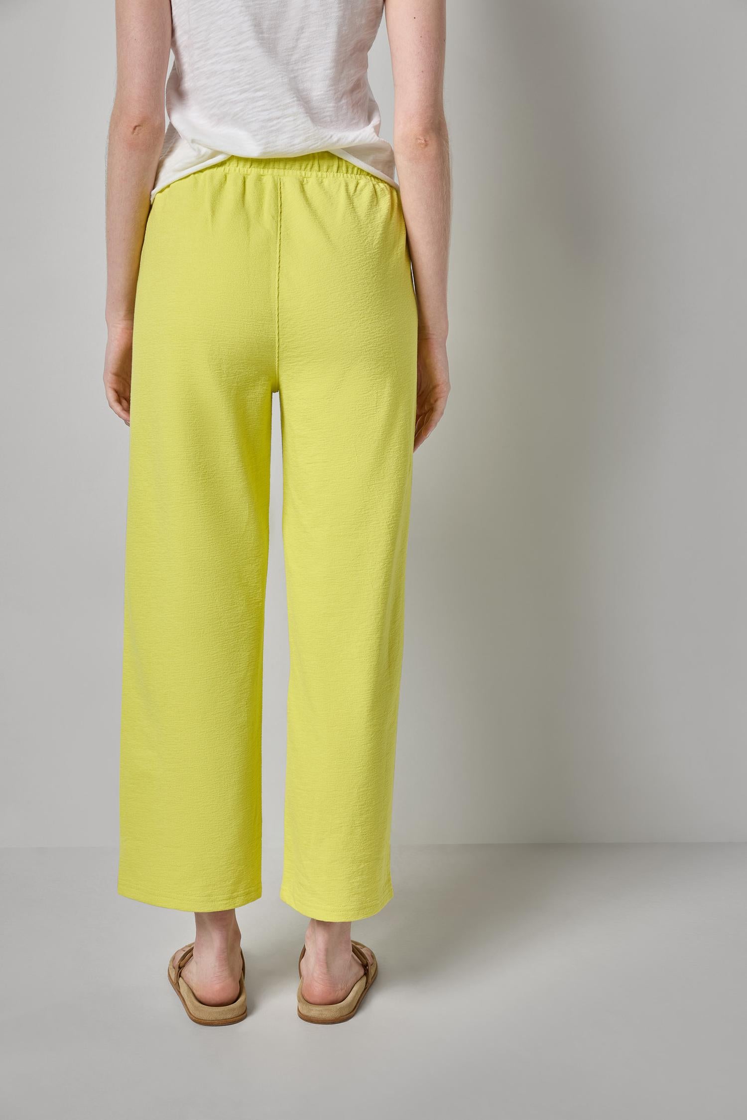 Textured Terry Pant Womens Pant Limeade A2