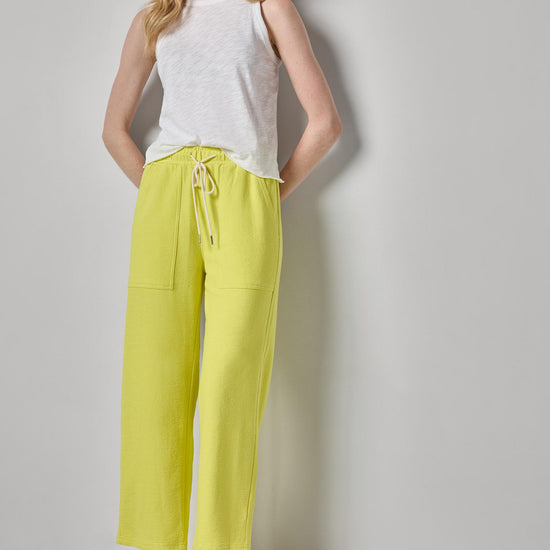 Textured Terry Pant Womens Pant Limeade A3
