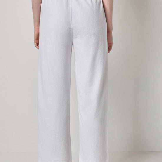 Textured Terry Pant Womens Pant White A2
