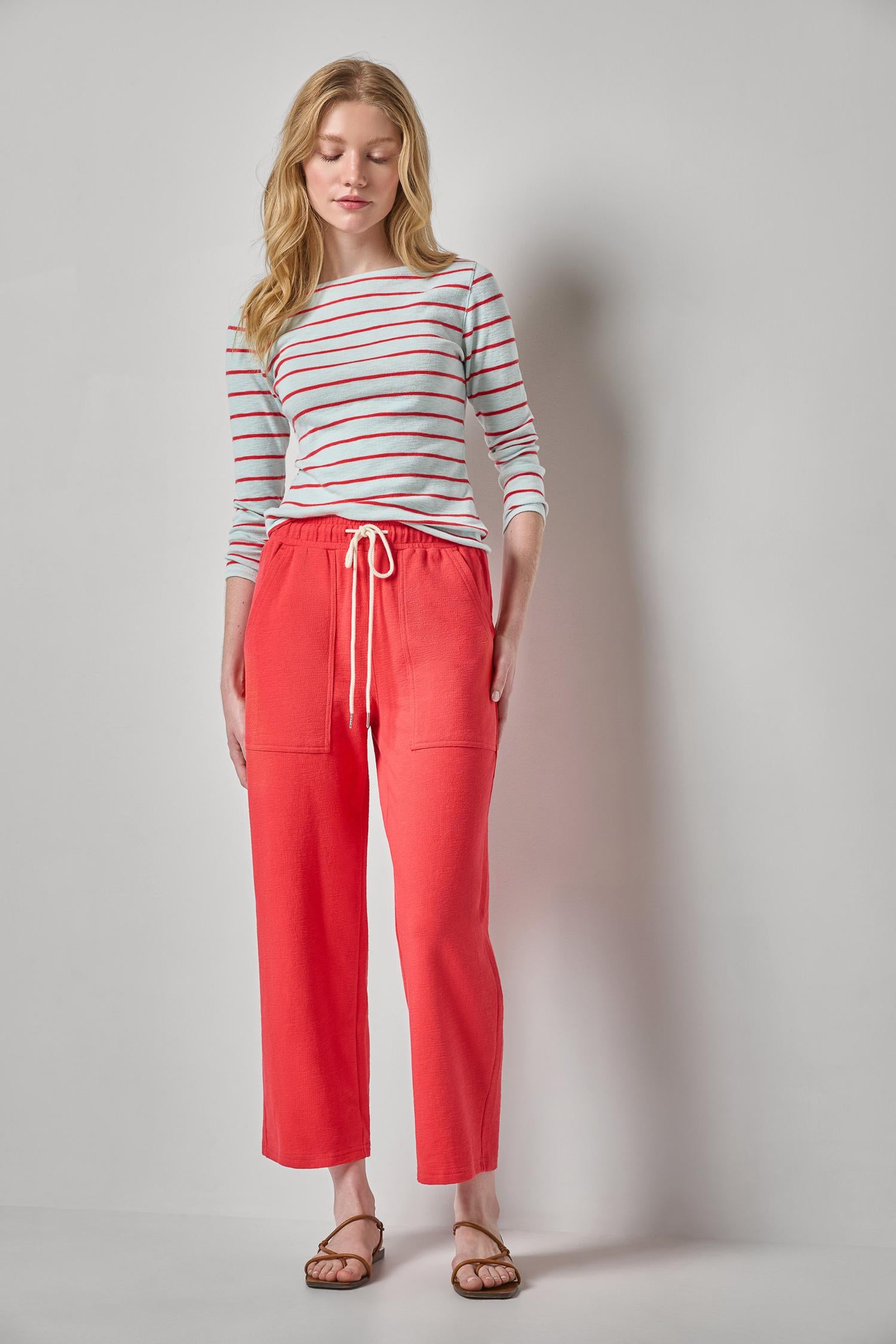 Textured Terry Pant Womens Pant Zinnia A3