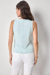 Lace Up Tank Womens Top Seabreeze A2
