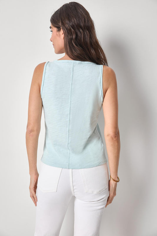 Lace Up Tank Womens Top Seabreeze A2