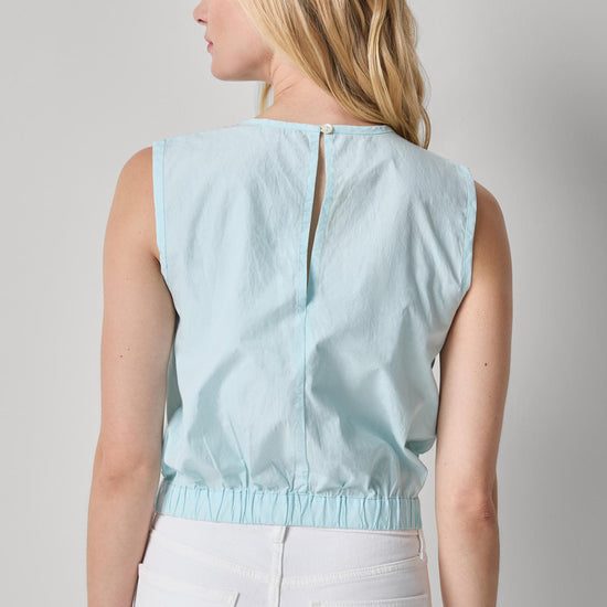 Poplin Shell Womens Top Seabreeze A2