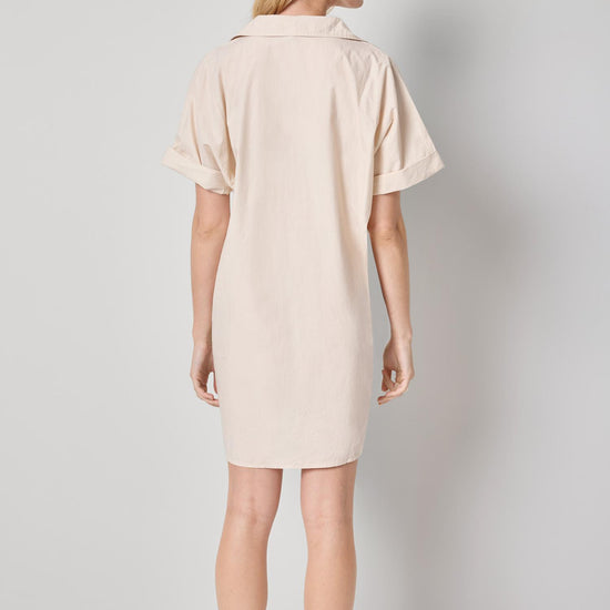 Poplin Dolman Shirt Dress Womens Dress Bamboo A2