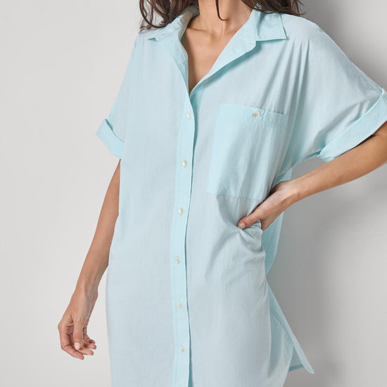 Poplin Dolman Shirt Dress Womens Dress Seabreeze A1