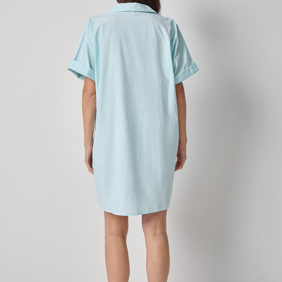 Poplin Dolman Shirt Dress Womens Dress Seabreeze A2