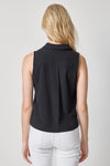 Organic Sleeveless Top Womens Top Black A2