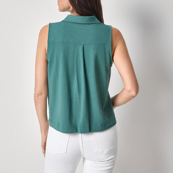 Organic Sleeveless Top Womens Top Everglade A2