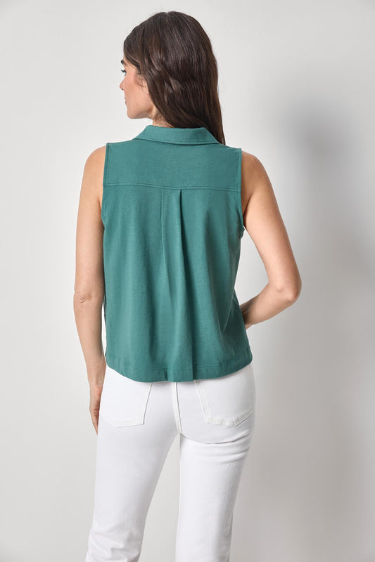 Organic Sleeveless Top Womens Top Everglade A2