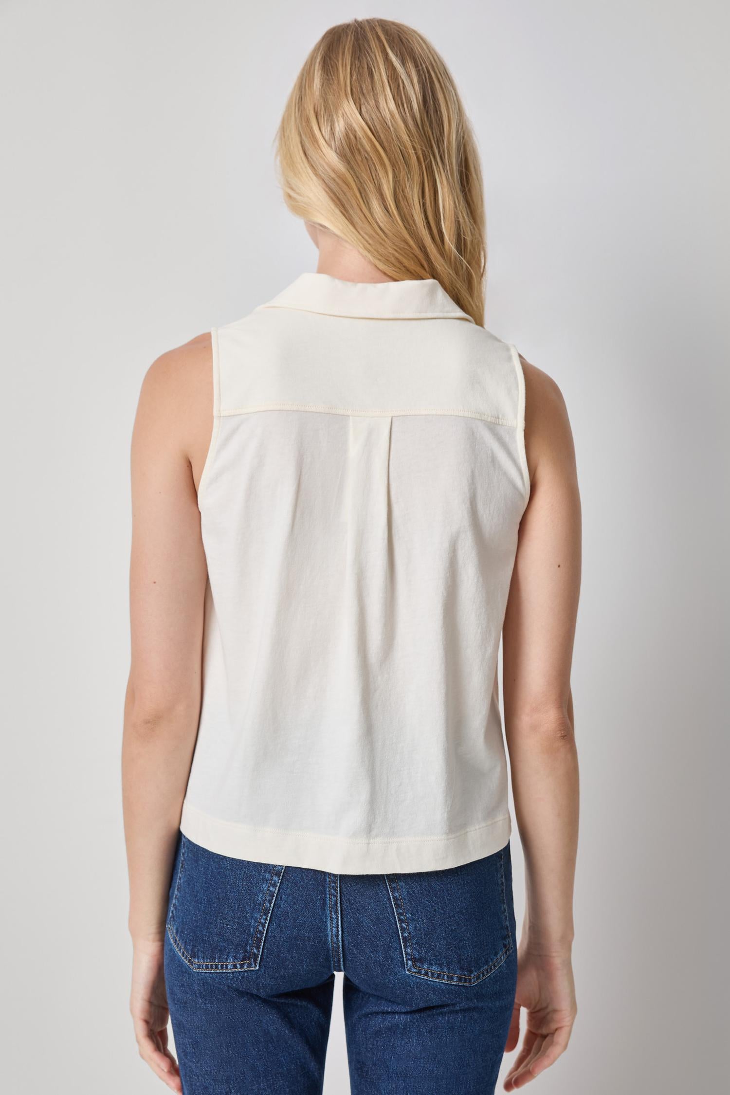 Organic Sleeveless Top Womens Top Rope A2