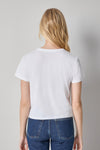 Organic Boxy Tee Womens Top White A2