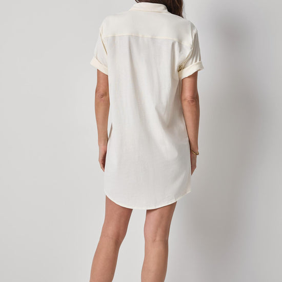 Organic Easy Shirt Dress Womens Dress Rope A2