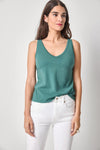 Organic V-Neck Tank Womens Top Everglade A1