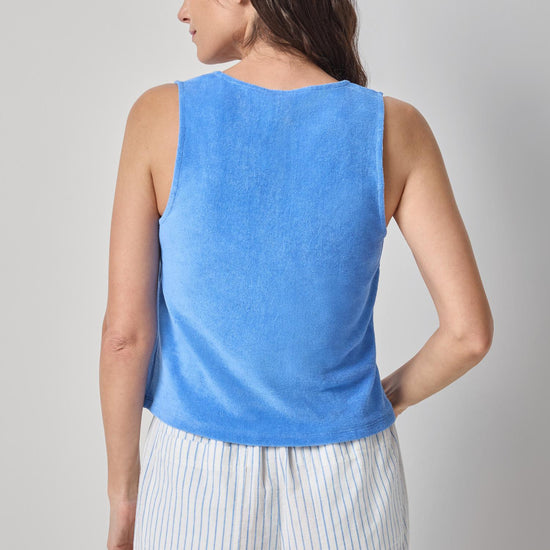Terry Tank Womens Top Ultramarine A2