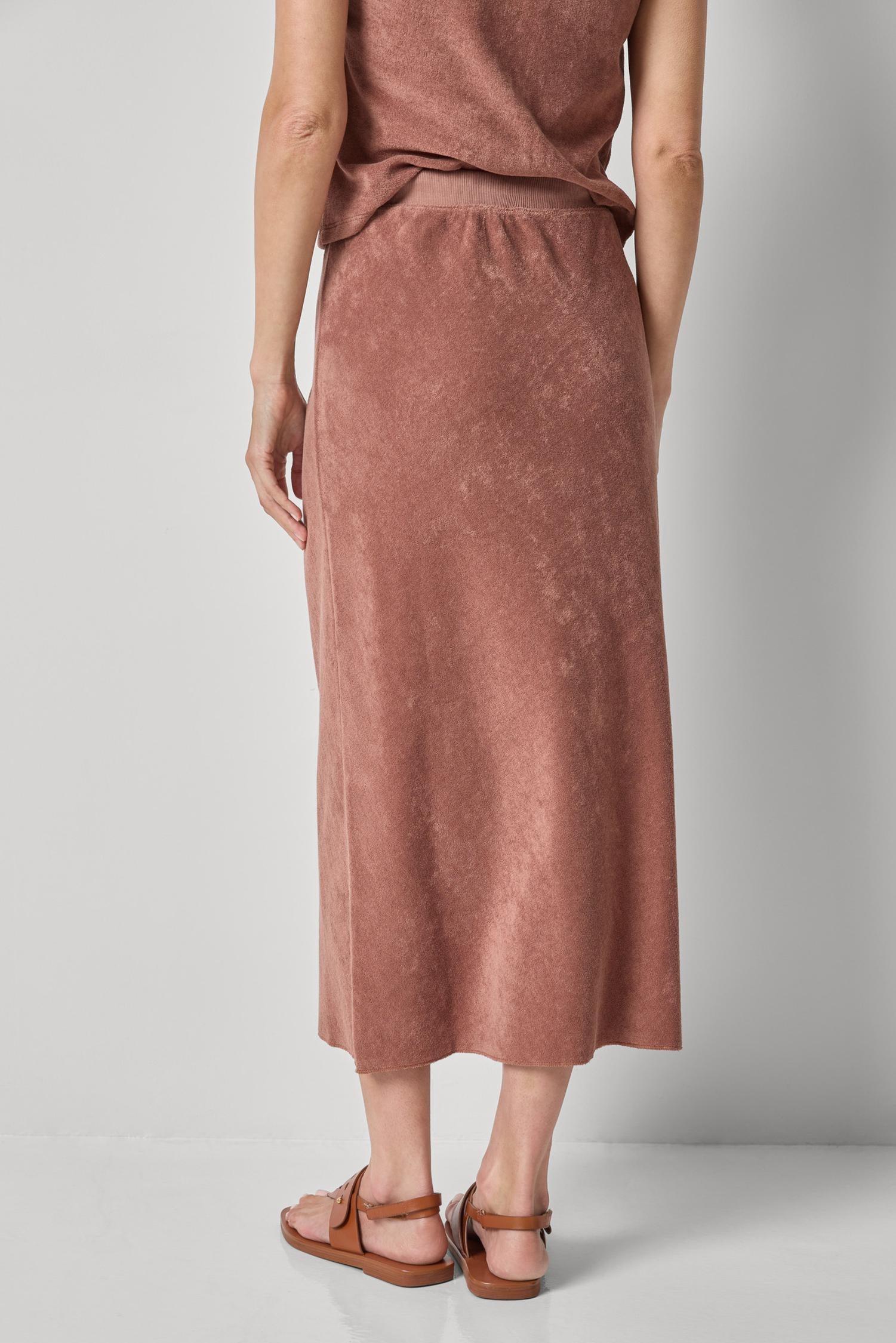 Terry Bias Skirt Womens Skirt Bark A2