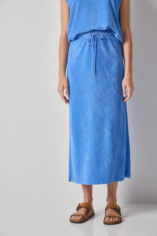 Terry Bias Skirt Womens Skirt Ultramarine A1