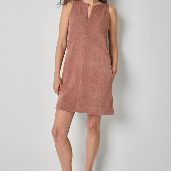 Terry Zip Dress Womens Dress Bark A1