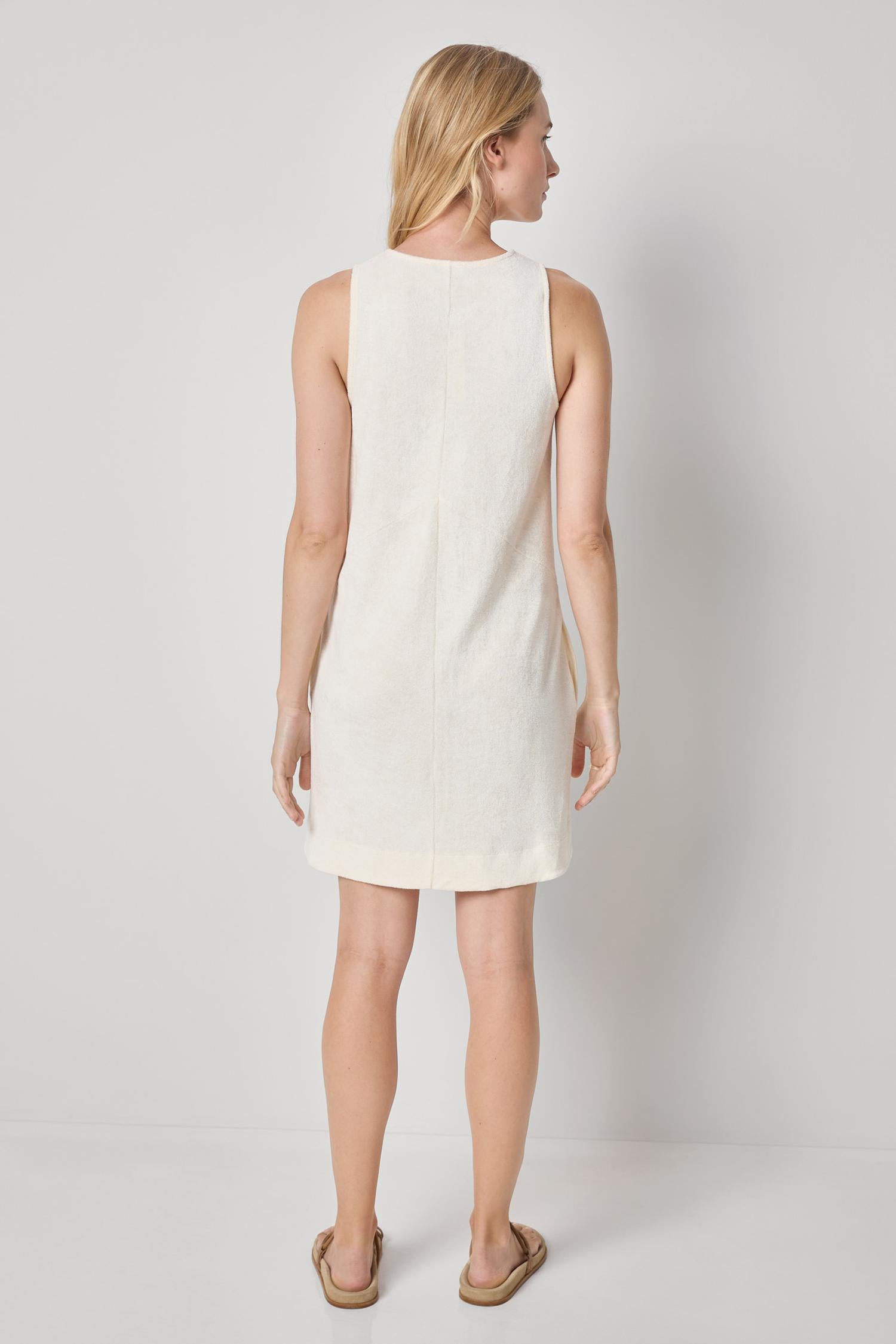 Terry Zip Dress Womens Dress Rope A2
