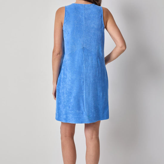 Terry Zip Dress Womens Dress Ultramarine A2