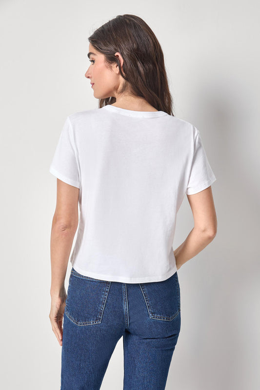 Coastal Print Tee Womens Top Coastal Print A2