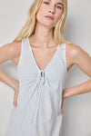 Striped Keyhole Midi Dress Womens Dress Capri Stripe A3