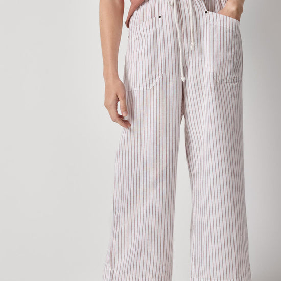 Striped Pant Womens Pant Bark Stripe A1