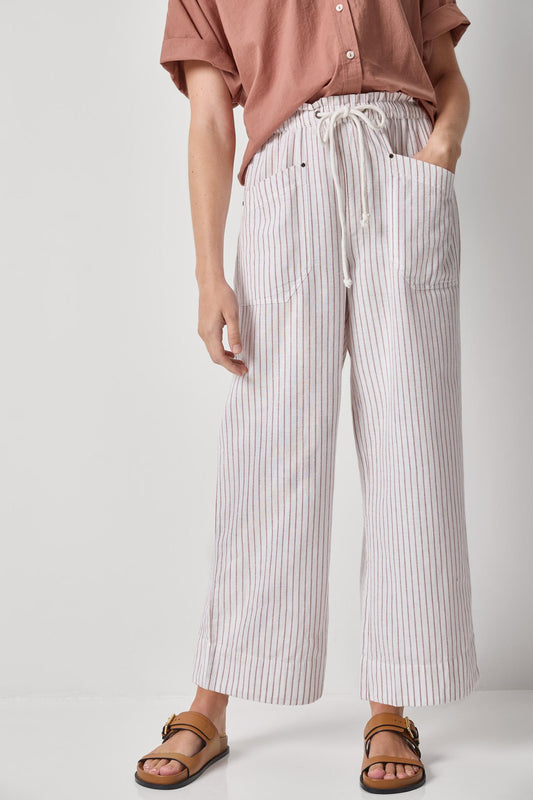 Striped Pant Womens Pant Bark Stripe A1