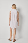 Striped Button Down Dress Womens Dress Bark Stripe A2