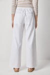 Linen Blend Straight Leg Pant Womens Pant White A2