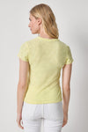 Twisted Binding V-Neck Womens Top Buttercup A2