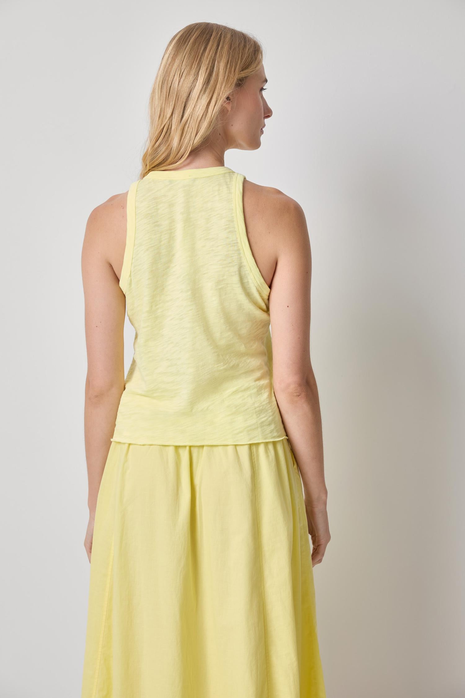 Wide Binding Tank Womens Top Buttercup A2