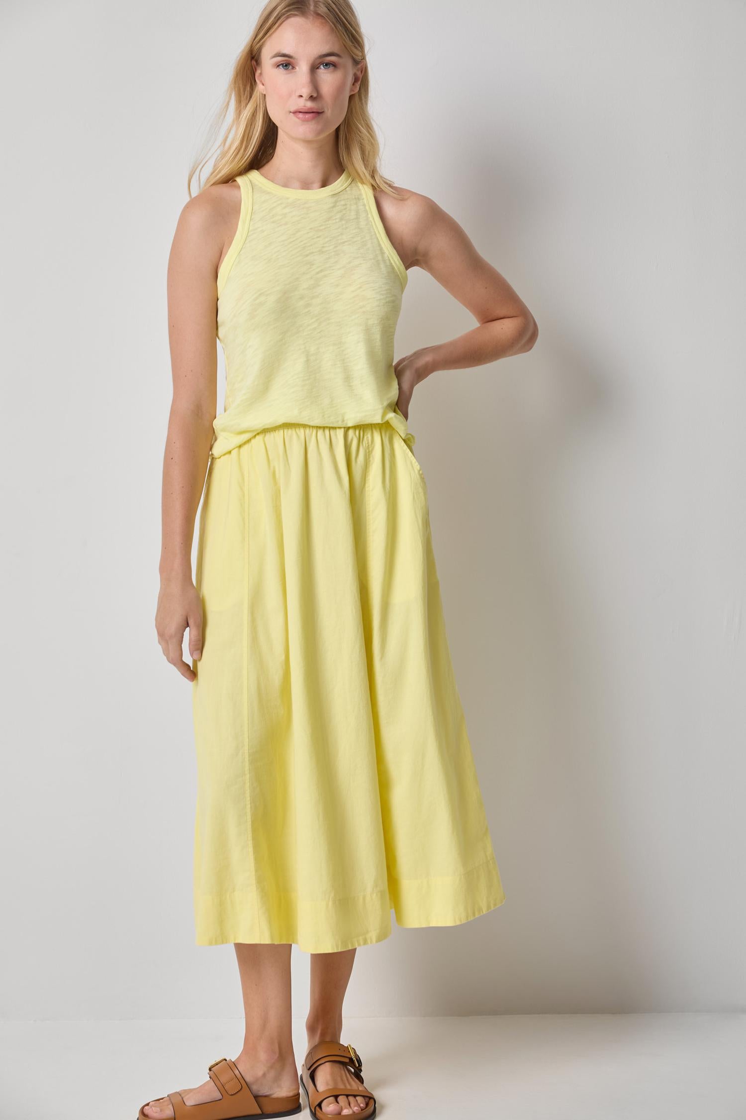 Wide Binding Tank Womens Top Buttercup A3