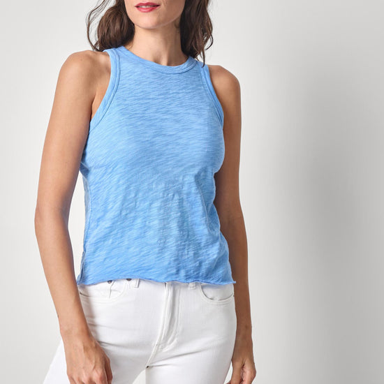 Wide Binding Tank Womens Top Capri A1