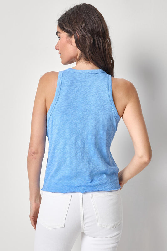 Wide Binding Tank Womens Top Capri A2