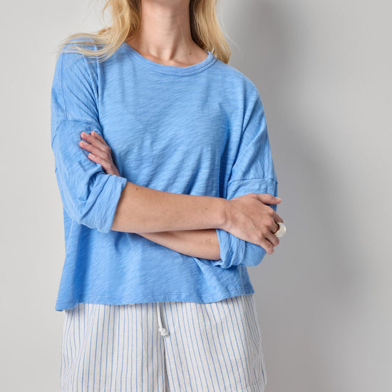 Easy Long Sleeve Beach Tee Womens Top Capri A1