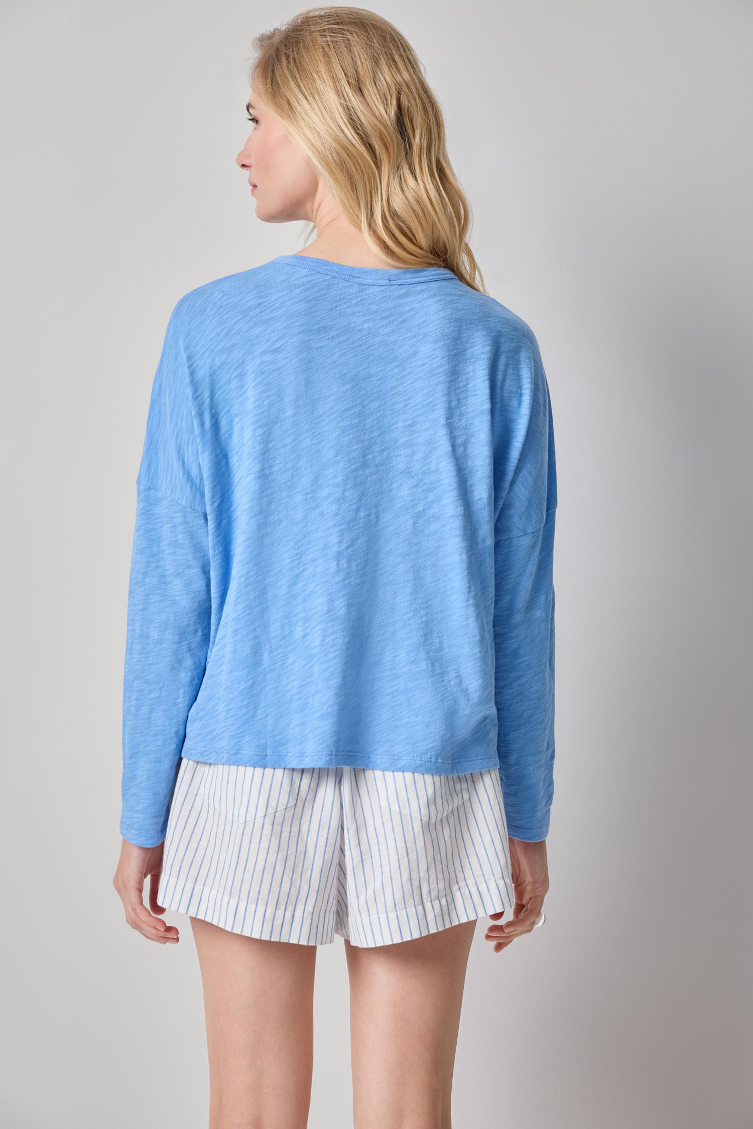 Easy Long Sleeve Beach Tee Womens Top Capri A2