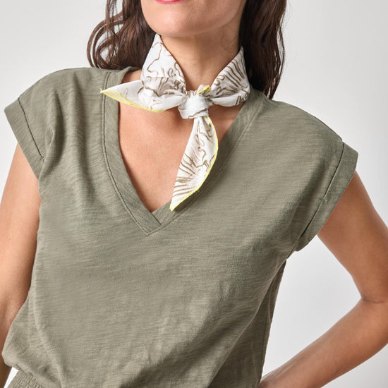 Bandana Womens Accessory Fern Print A1