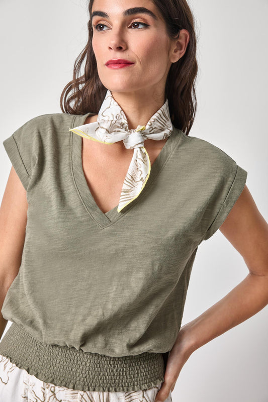 Bandana Womens Accessory Fern Print A1