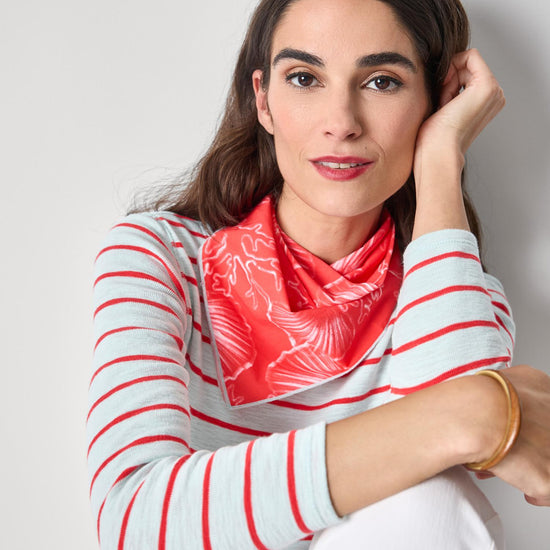 Bandana Womens Accessory Zinnia Print A1