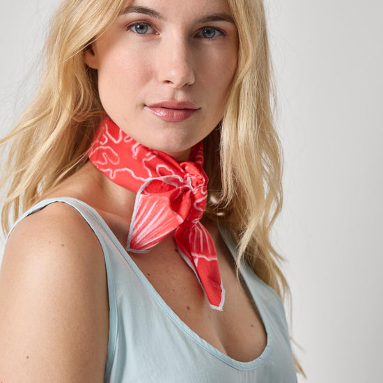 Bandana Womens Accessory Zinnia Print A2