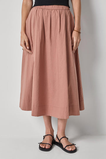 Voile Circle Skirt Womens Skirt Bark A1