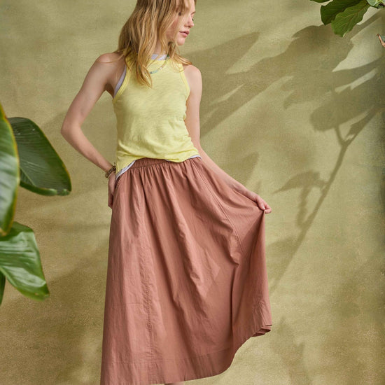 Voile Circle Skirt Womens Skirt Bark C1