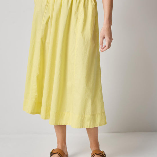 Voile Circle Skirt Womens Skirt Lemon A1
