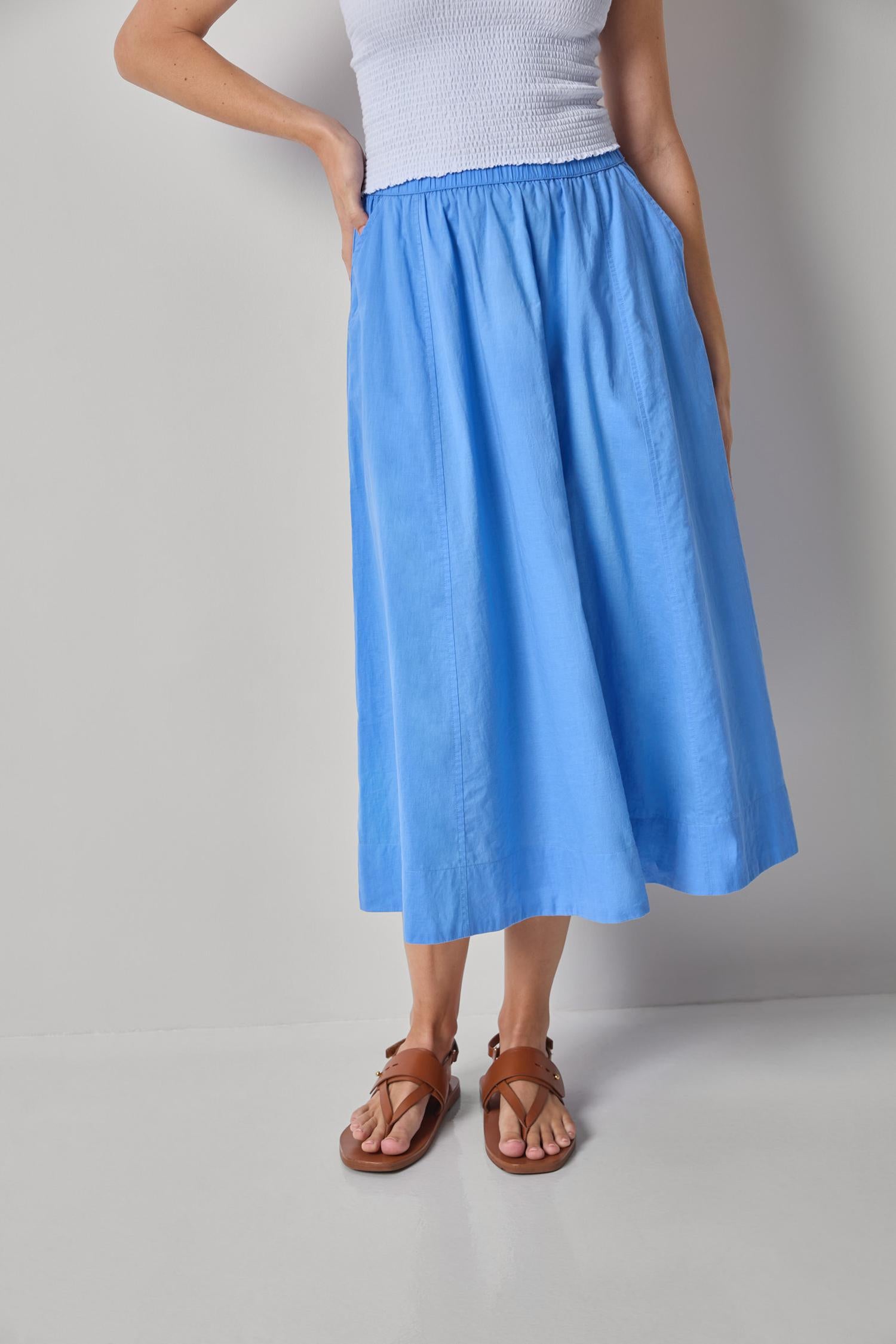 Voile Circle Skirt Womens Skirt Ultramarine A1