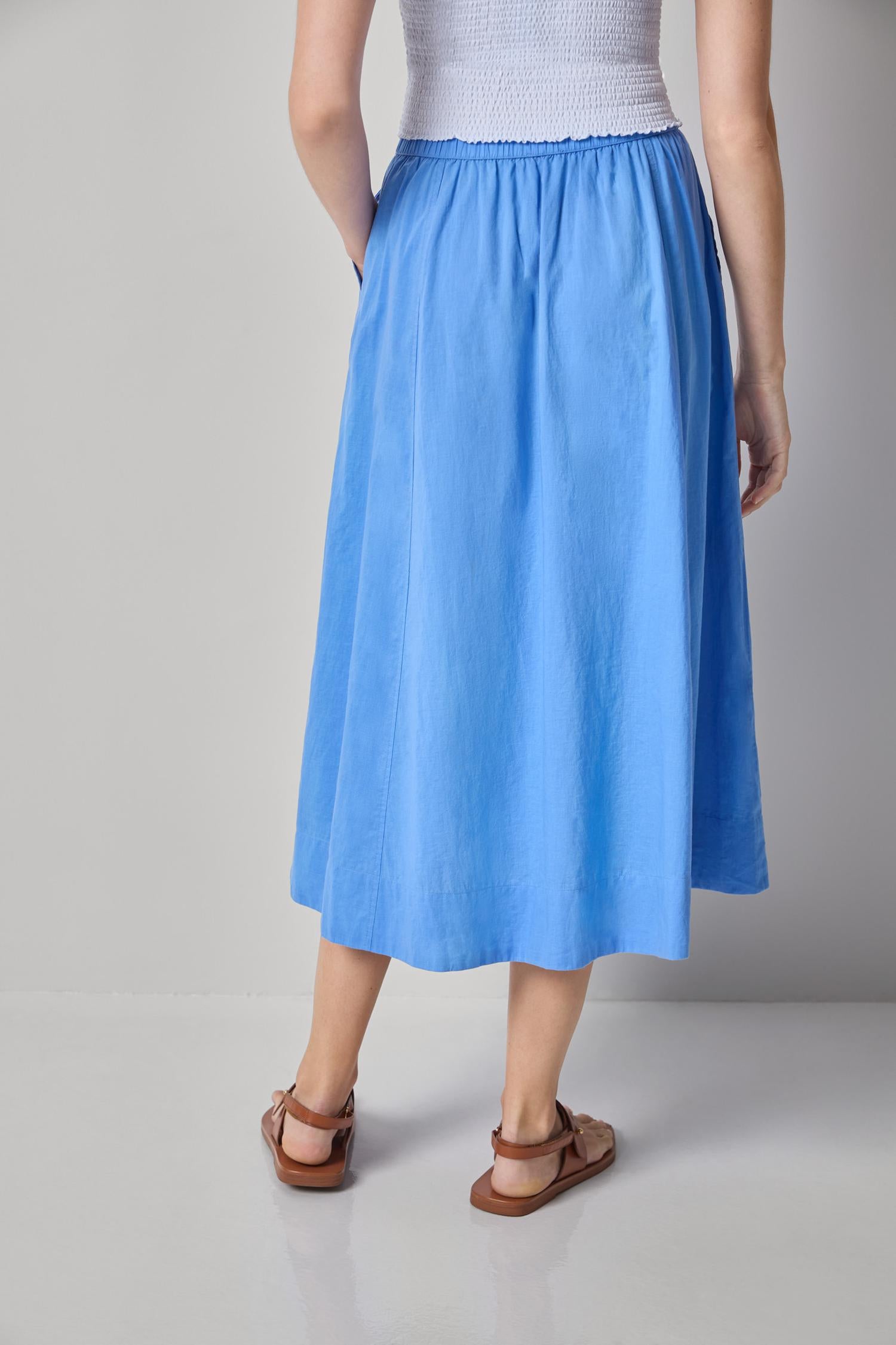 Voile Circle Skirt Womens Skirt Ultramarine A2